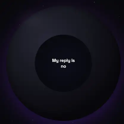 Magic 8 ball screenshot 2