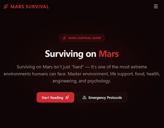 Surviving on Mars screenshot 1