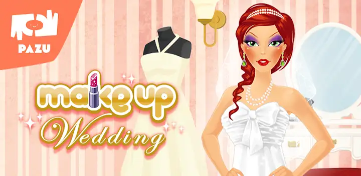 Makeup Girls Wedding Dress up — Android game banner
