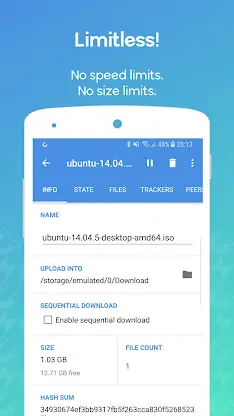 WeTorrent - Torrent Downloader screenshot 2