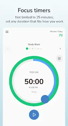Focusmeter: Pomodoro Timer screenshot 1