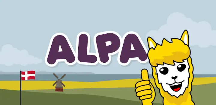 ALPA Danish Learning Games — Android game banner