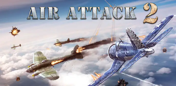 AirAttack 2 - Airplane Shooter — Android game banner