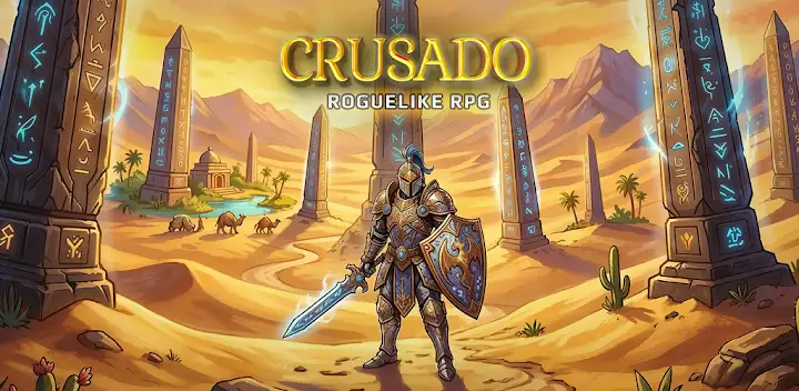 Crusado: Heroes Action RPG 3D — Android game banner