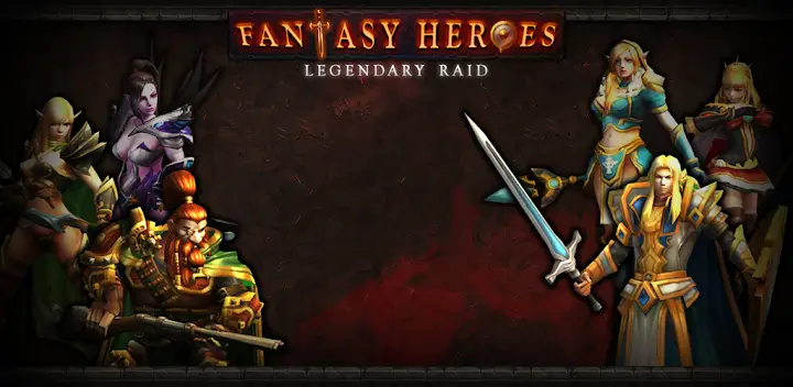 Fantasy Heroes: Action RPG 3D — Android game banner