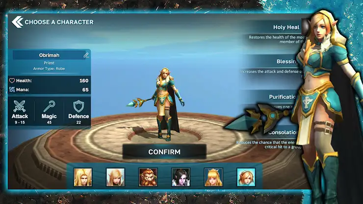 Fantasy Heroes: Action RPG 3D screenshot 1
