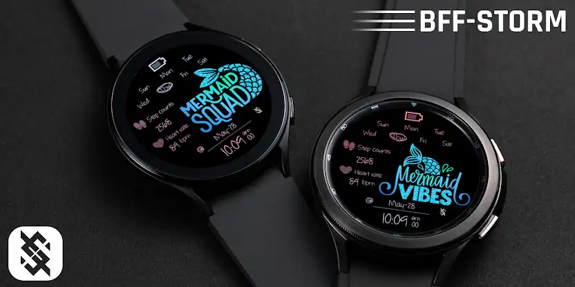 BFF69- Neon Art Mermaid screenshot 6