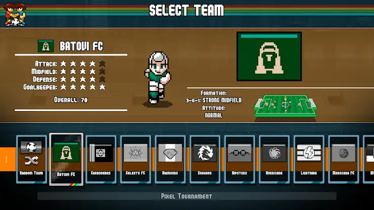 Pixel Cup Soccer - Lite screenshot 7