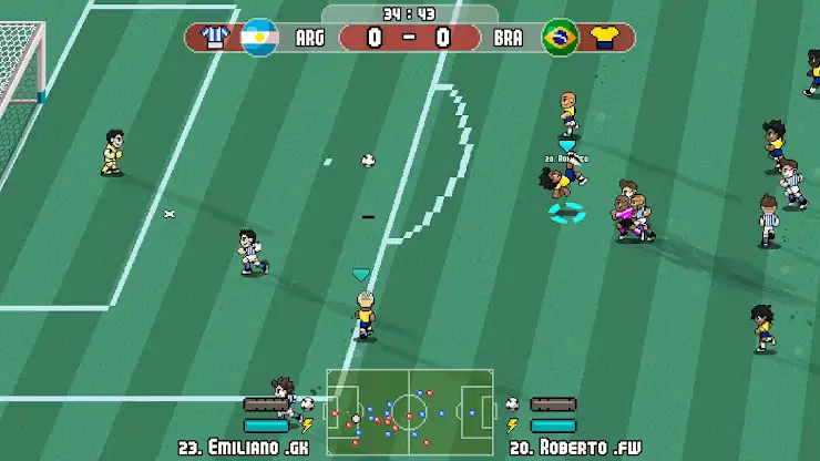 Pixel Cup Soccer - Lite screenshot 4