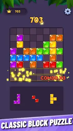 Block Blast: Classic Jewel screenshot 1