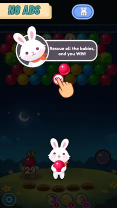 Bubble Shooter: Bunny Pop! screenshot 1
