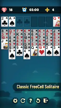 FreeCell Solitaire: Classic screenshot 1