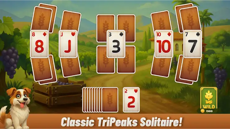 TriPeaks Solitaire: Card Farm screenshot 1