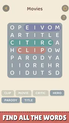 Word Search Puzzle Hunt screenshot 1