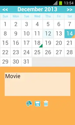 monthly calendar app screenshot 4