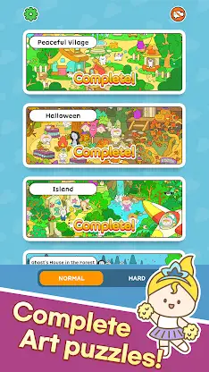 Sticker Town Puzzle:Color Book screenshot 5