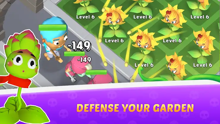 Merge Plants 3D-Garden Defense screenshot 7