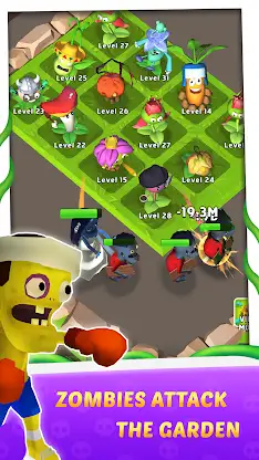 Merge Plants 3D-Garden Defense screenshot 3
