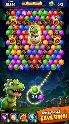 Bubble Dino Shooter screenshot 1