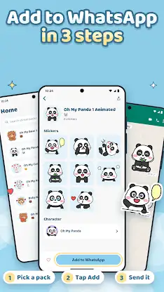 Oh My Bear Cute Stickers screenshot 4