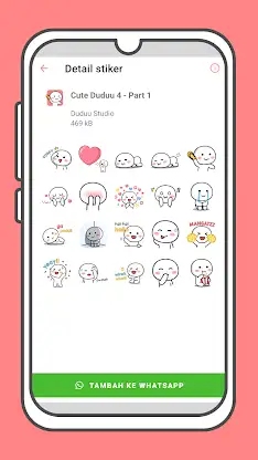 Cute Duduu Stickers Collection screenshot 4