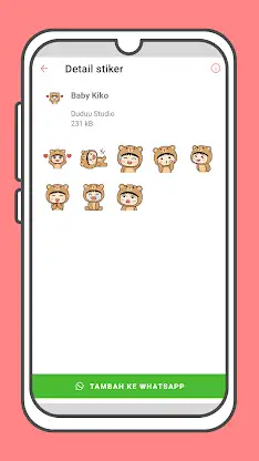Cute Duduu Stickers Collection screenshot 5
