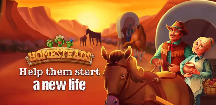 Homesteads: Dream Farm — Android game banner