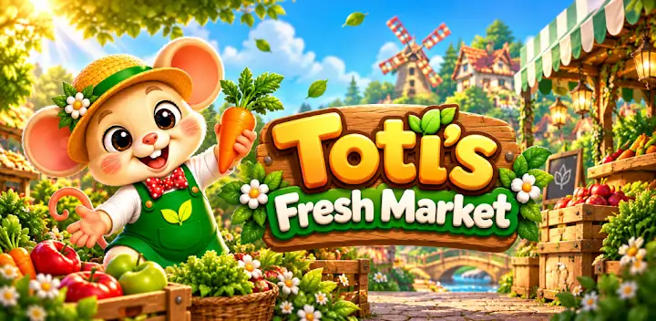 Toti: Fresh Market Learn Words — Android game banner