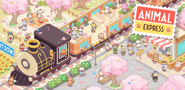 Animal Express - Train Tycoon — Android game banner