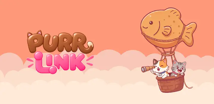 Purr Link: Draw & Connect — Android game banner