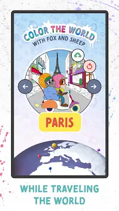 Coloring with Fox and Sheep screenshot 3