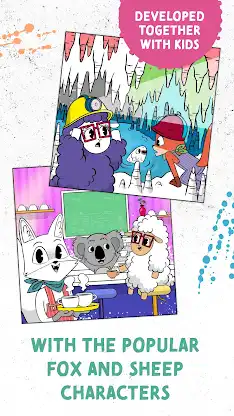Coloring with Fox and Sheep screenshot 5