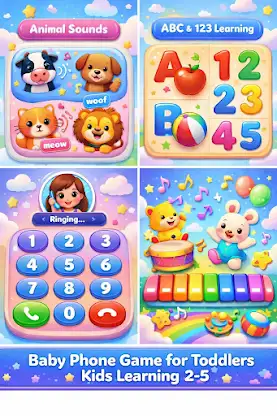 Baby Phone - Kids Mobile Games screenshot 1