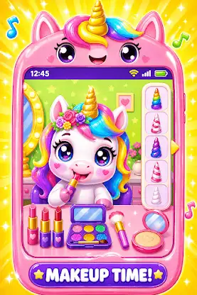 Unicorn Baby Phone Games screenshot 2