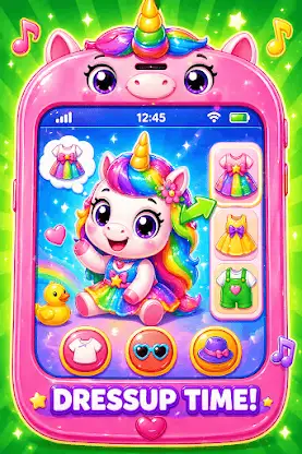 Unicorn Baby Phone Games screenshot 3