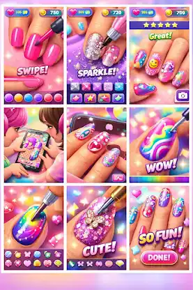 Nail Art - Nails Salon ASMR screenshot 3