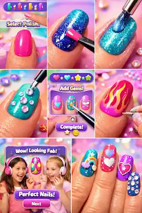 Nail Art - Nails Salon ASMR screenshot 4