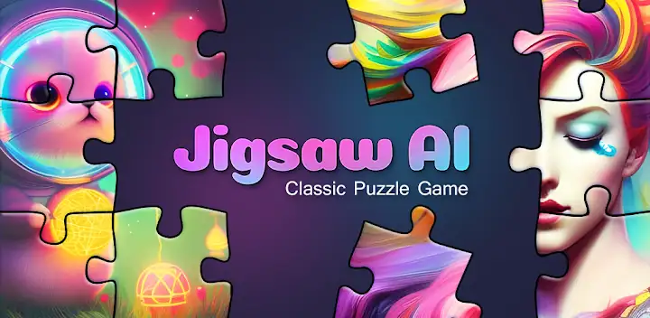 Jigsaw AI: classic puzzle game — Android game banner