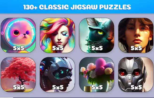 Jigsaw AI: classic puzzle game screenshot 1