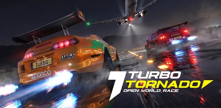 Turbo Tornado: Open World Race — Android game banner
