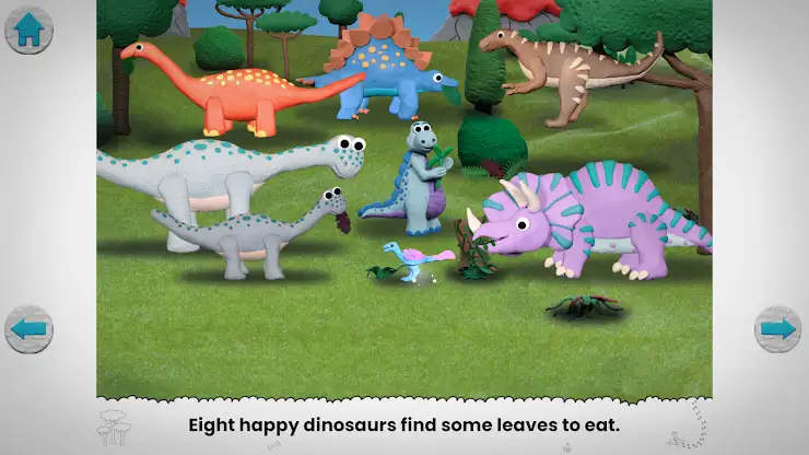 Read & Play: Dinosaur Numbers screenshot 2