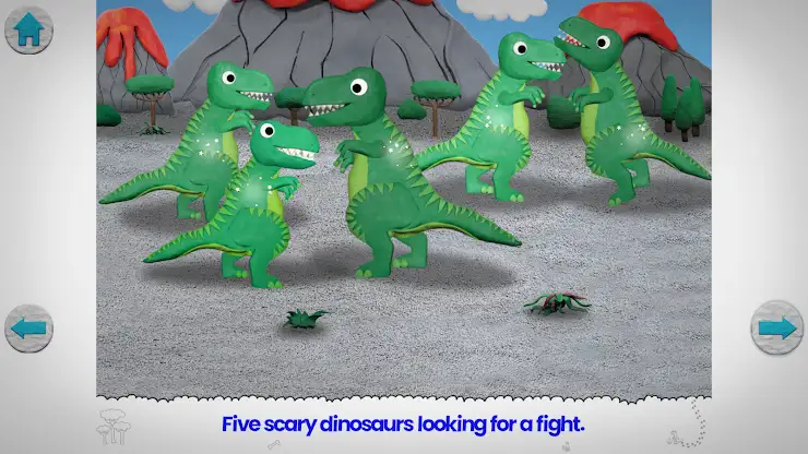 Read & Play: Dinosaur Numbers screenshot 1