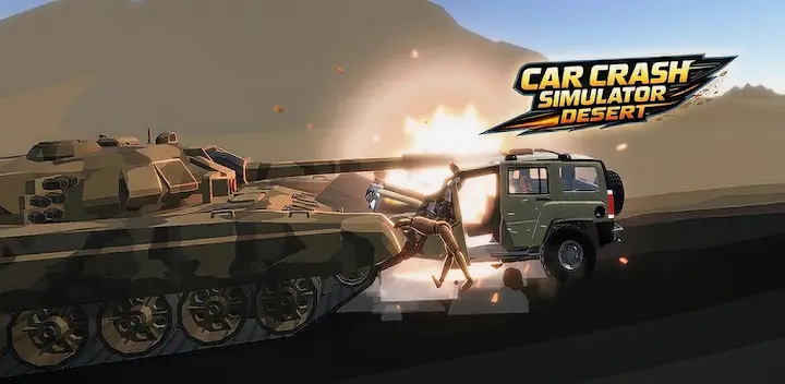 Car Crash Simulator Desert — Android game banner