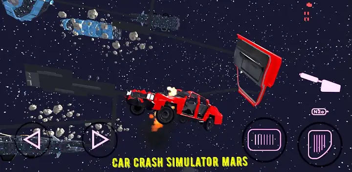 Car Crash Simulator Mars — Android game banner