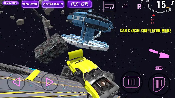 Car Crash Simulator Mars screenshot 6