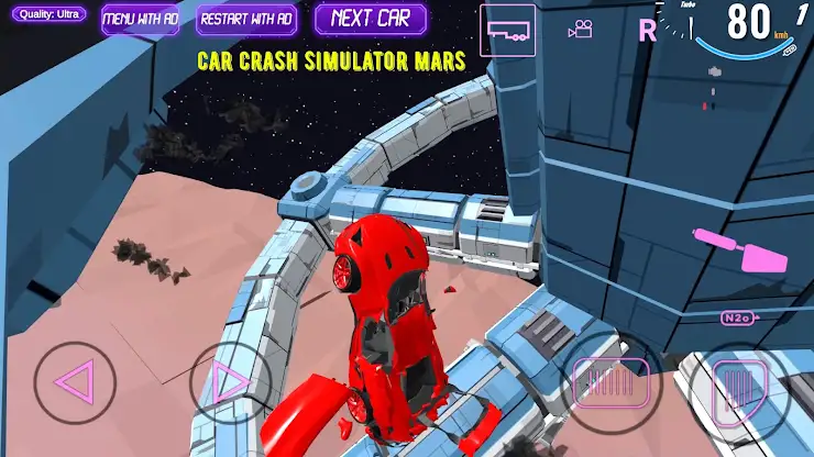 Car Crash Simulator Mars screenshot 8