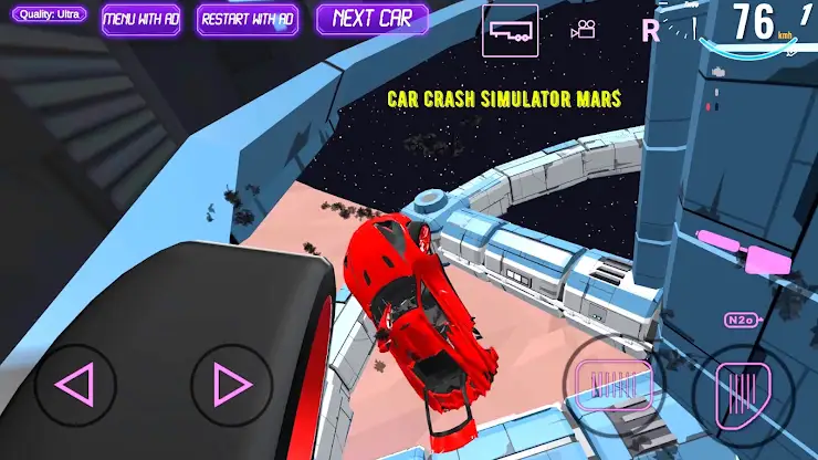 Car Crash Simulator Mars screenshot 2