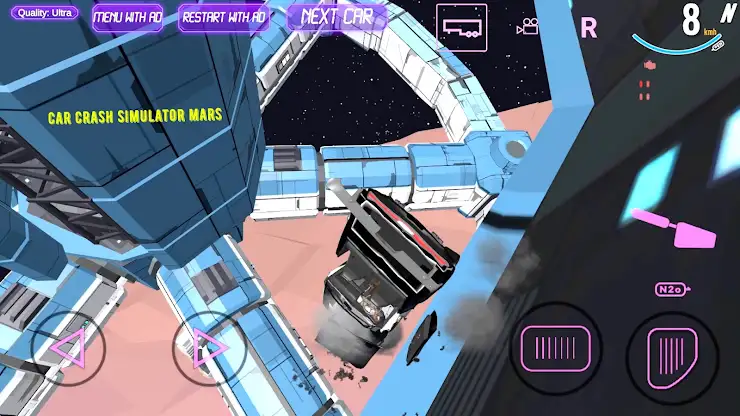 Car Crash Simulator Mars screenshot 3