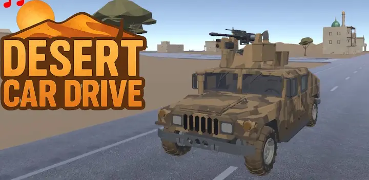 Desert Car Drive — Android game banner