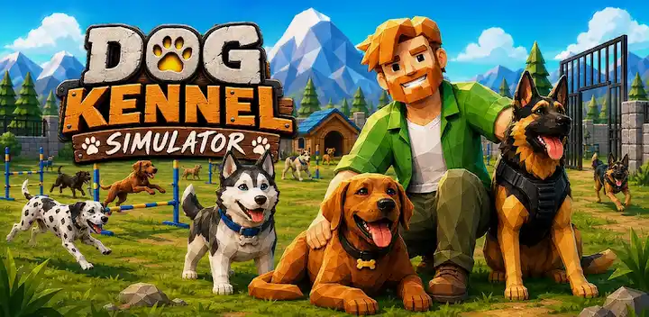 Dog Kennel Simulator — Android game banner